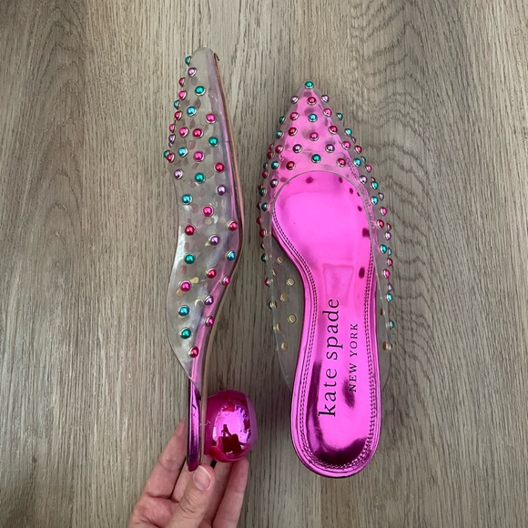 Kate Spade Honor Pumps in Clear Multi - Picture 4 of 5